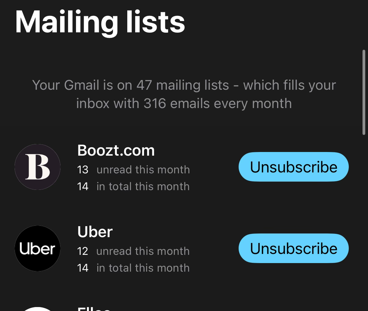 Newsletter Lists